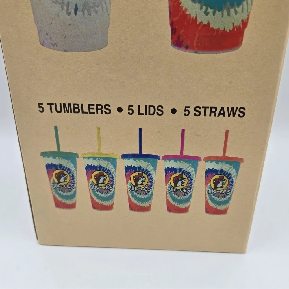 Buc-ee's Color Changing Tumblers 5 Pack